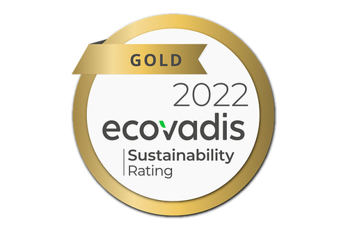 Gold 2022 EcoVadis Sustainability Rating