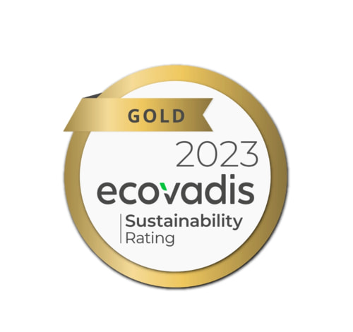 Gold 2023 EcoVadis Sustainability Rating