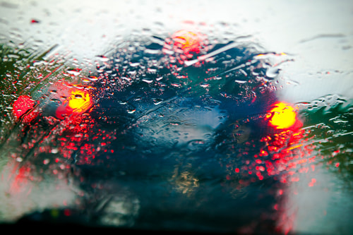 Driving in the rain