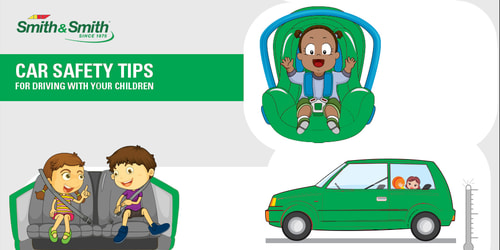 Car safety tips for driving with children