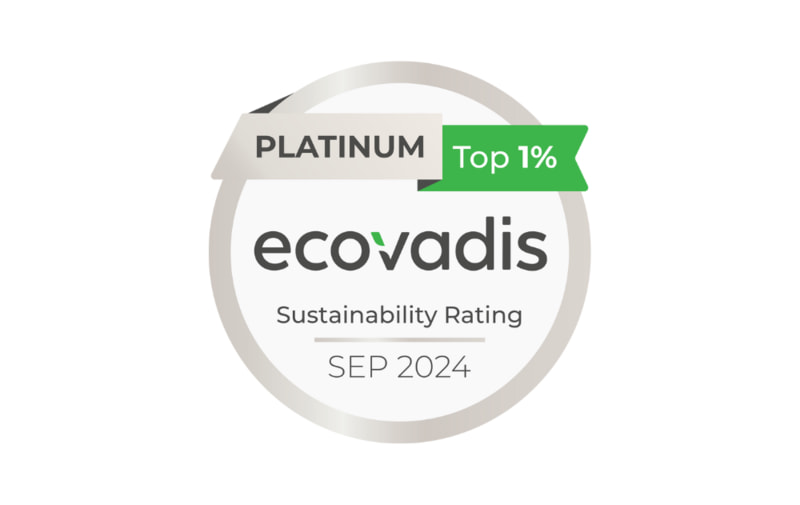 Prestigious Platinum 2024 EcoVadis Sustainability Rating